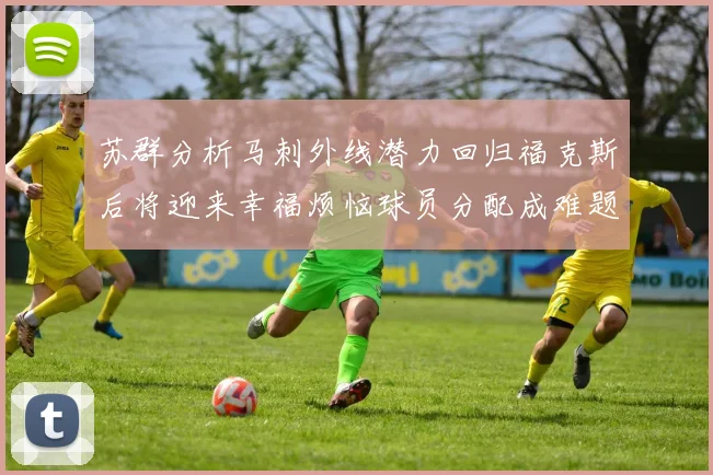 苏群分析马刺外线潜力回归福克斯后将迎来幸福烦恼球员分配成难题